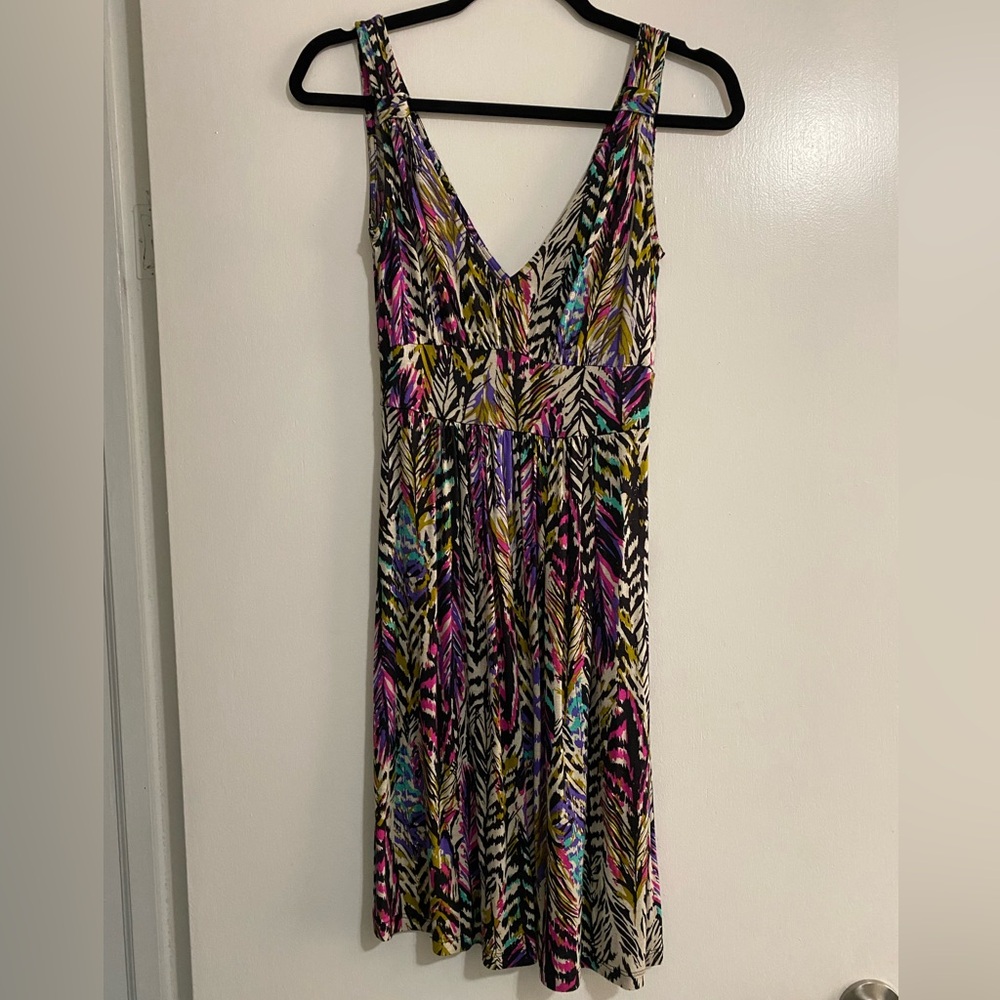 H&M Colorful Print Mini Dress